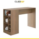 Ver imagem 3 de Ilha Bancada Gourmet Adega para Cozinha 1 Porta 140cm Avelã Texturizado - Clicklar