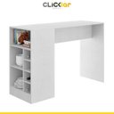 Ver imagem 3 de Ilha Bancada Gourmet Adega para Cozinha 1 Porta 140cm Branco Texturizado - Clicklar