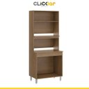 Ver imagem 2 de Torre Quente para Forno e Micro Cozinha Bela 80x195x52 Avelã/branco Tx 0453 - Clicklar