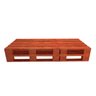 Cama Solteiro Pallet Mogno Personalizada 188x80 2N - 1