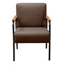 Ver imagem 2 de Kit 4 Poltronas Jade Cor:Veludo Marrom 260