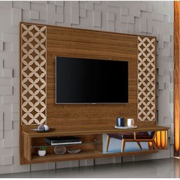 Painel Suspenso para TV até 55 Polegadas Roma Móveis Luapa - 1 Painel Suspenso para TV até 55 Polegadas Roma Móveis Luapa - 1