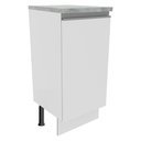 Ver imagem 1 de Balcão Armário de Cozinha 35 cm 1 Porta Branco Glamy Madesa