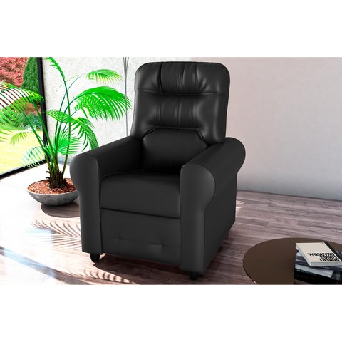 Poltrona Reclinável Mx24 Clio Corano Preto F 281- Matrix