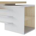 Ver imagem 6 de Conjunto Escritório Home Office 3 Peças Corp A06 Carvalho-branco - Mpozenato