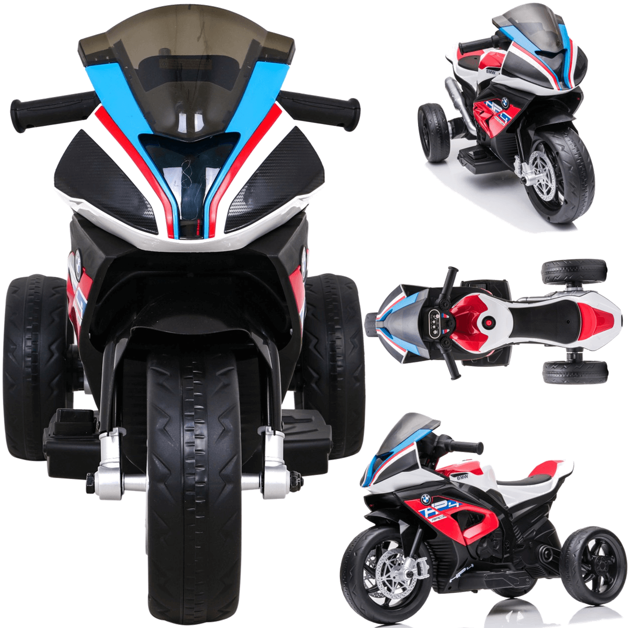 Moto Eletrica Infantil Zippy Toys Bmw Hp4 Racer Sport 6v - 2