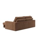 Ver imagem 4 de Sofá Capri 2 Lugares Retrátil e Reclinável 160cm Marrom Suede
