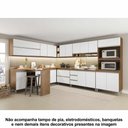 Ver imagem 1 de Conjunto Armários de Cozinha Modulada em L 12 Peças 2,54m X 3,32m Cj30-026 Semplicitá Móveis