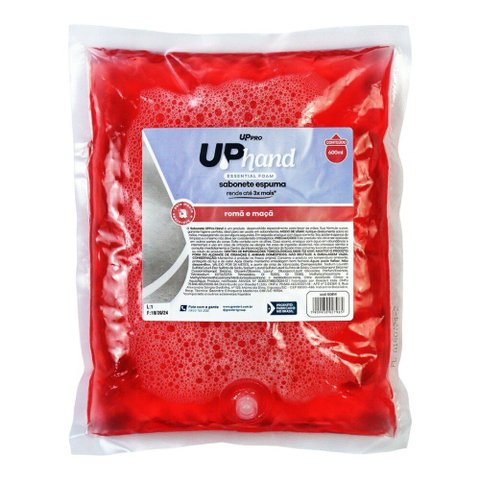 Refil Sabonete Espuma 600ml Romã e Maçã sem Válvula Uppro