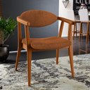 Ver imagem 2 de Kit 02 Poltronas Decorativas para Sala de Estar Cecília L02 Bouclê Terracota - Lyam Decor