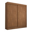 Ver imagem 7 de Guarda-roupa Casal Portugal 2 Portas de Correr 3 Gavetas Flex Cinamomo/chumbo - Panorama Móveis
