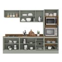 Ver imagem 6 de Cozinha Completa Modulada com Rodapé Rubi Yescasa Verde/Oliva