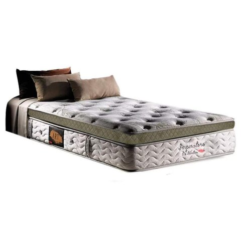 Colchão Solteiro Molas Visco Ensacadas Masterpocket Imperatore Eco Bamboo Euro Pillow (88x188x34