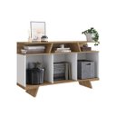 Ver imagem 3 de Buffet Aparador 135cm com 3 Portas Nobu Branco/mel B157