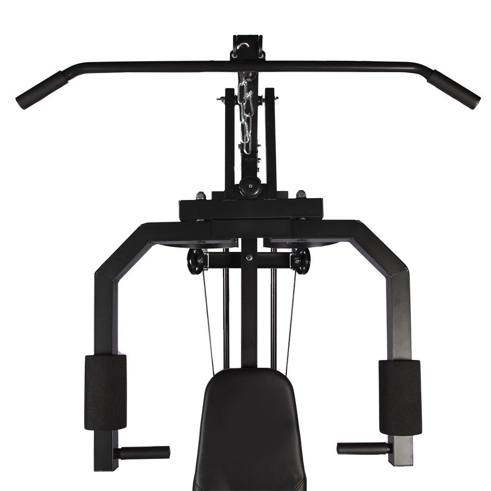 Kit Bicicleta Ergométrica + Estação de Musculação 45kg Ahead Sports Preto