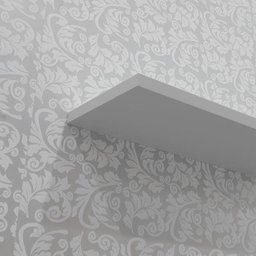 Prateleira 60 x 20cm Cinza Claro Suporte Invisível - 5