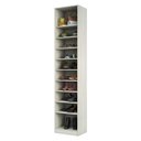Ver imagem 1 de Guarda Roupa Closet Aberto Sapateira com 9 Prateleiras 50,3cm Prime Luciane Móveis