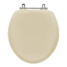 Assento Sanitário Almofadado Araxa Bege para vaso Santa Clara - 1