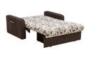 Ver imagem 2 de Sofá Cama com Baú Daiane - Marrom Estampa Floral