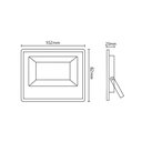 Ver imagem 2 de Refletor Blumenau Led Pro 20W Preto Bivolt 3000K Luz Amarela