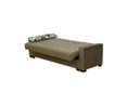 Ver imagem 3 de Sofá Cama Dinorá 3 Lugares - New Chumbo Light Almofada Floral