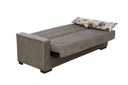 Ver imagem 2 de Sofá Cama Dinorá 3 Lugares - New Chumbo Pena Almofada 421