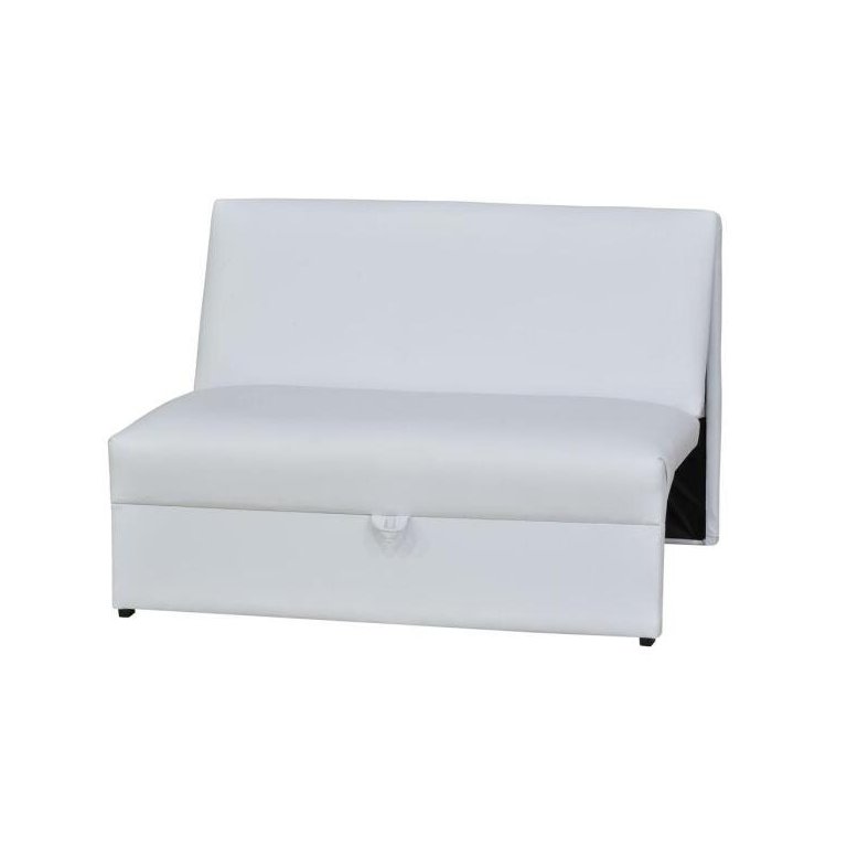 Sofá Cama Malu - Branco Corino Sofá Cama Malu - Branco Corino