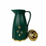 Garrafa Térmica Verde e Detalhes Dourado 700ml - 29x20cm - Resistente a Vazamentos - Design Elegante - 5