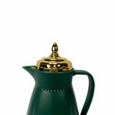 Ver imagem 6 de Garrafa Térmica Verde e Detalhes Dourado 700ml - 29x20cm - Resistente a Vazamentos - Design Elegante