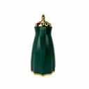 Ver imagem 3 de Garrafa Térmica Verde e Detalhes Dourado 700ml - 29x20cm - Resistente a Vazamentos - Design Elegante