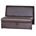 Ver imagem 1 de Sofá Cama Malu - Marrom Corino