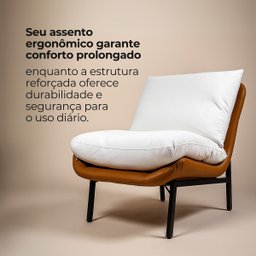 Poltrona Pipa White Arrow Branca - 11