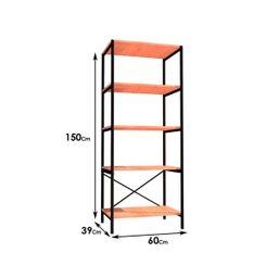 Estante Estilo Industrial Multiuso Trento Artefamol - 3