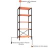 Estante Estilo Industrial Multiuso Trento Artefamol - 4
