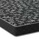 Ver imagem 4 de Cama Box Baú Casal 138 Bipartido Tecido Sintético Branco Com Colchão Espuma D20 - Tampo Preto Bello 