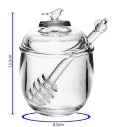 Meleira Bird em Cristal Ecológico com Pegador e Tampa 150ml - 2