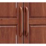 Guarda-Roupa Casal Bipartido Madeira Maciça 2226T Ouro Imbuia Fnt Milani Store - 9