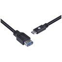 Ver imagem 2 de Cabo Usb Tipo C para Extensor Usb a Fêmea V3.2 Gen1 5gbps 2 Metros - C32uaf-2