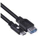 Ver imagem 1 de Cabo Usb Tipo C para Extensor Usb a Fêmea V3.2 Gen1 5gbps 2 Metros - C32uaf-2