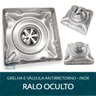Ralo Oculto Inox 10x10 Invisível Tampa Quadrada Não É Pvc - 4