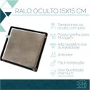 Ver imagem 5 de Ralo Oculto Inox 10x10 Invisível Tampa Quadrada Não É Pvc