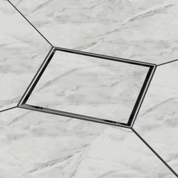 Ralo Oculto Inox 10x10 Invisível Tampa Quadrada Não É Pvc - 1