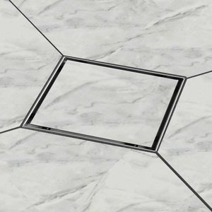 Ralo Oculto Inox 10x10 Invisível Tampa Quadrada Não É Pvc
