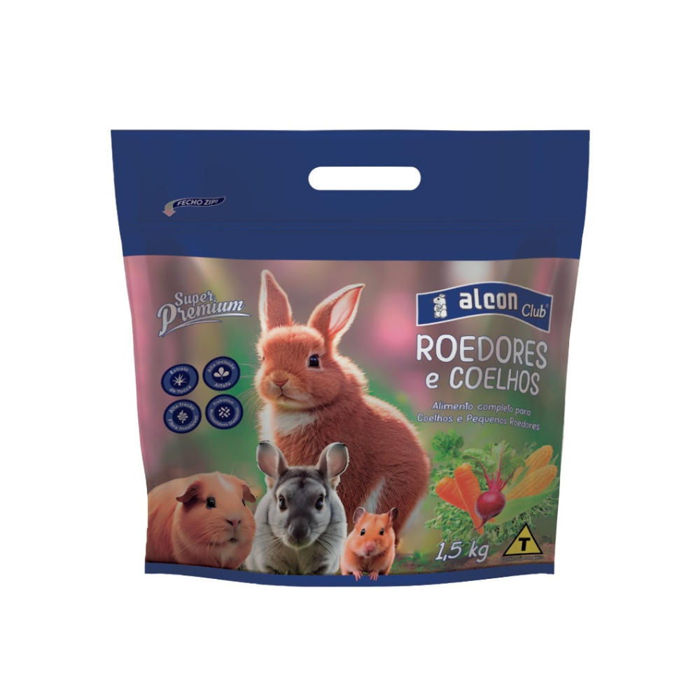 Alcon Roedores e Coelhos 1,5kg - 4