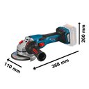 Ver imagem 5 de Esmerilhadeira Bosch GWS 18V-15 Sem baterias e carregador