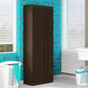 Ver imagem 4 de Armario Multiuso Sapateira 2 Portas com Prateleiras Banrô Ebano