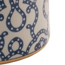 Ver imagem 7 de Potiche Decorativo Porcelana Azul/Branco 18X36Cm