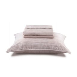 Jogo de Cama Casal Cinza Egípcio300fios Ludlow ByTheBed - 1