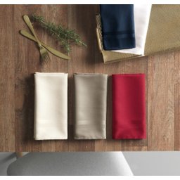 Guardanapo de Tecido 6 peças Cinza Granito Jacquard Karsten - 3