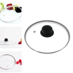 Tampa de Vidro Temperado Avulsa para Panela Caçarola Frigideira 22 Cm - 1